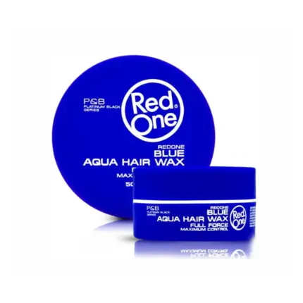 Red One Hair Styling Aqua Hair Wax Blue 50ml